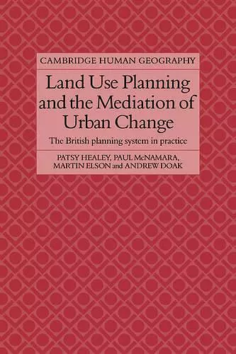 Land Use Planning and the Mediation of Urban Change cover