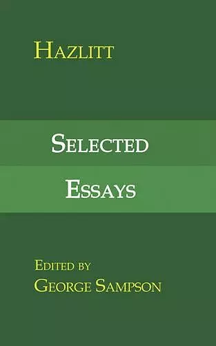 Selected Essays cover