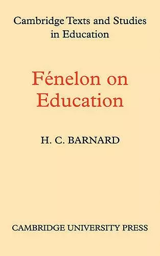 Fenelon on Education cover