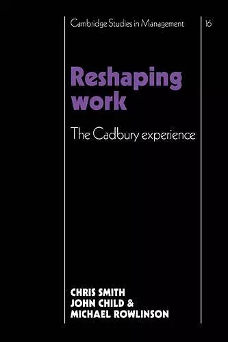 Reshaping Work cover