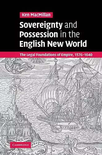 Sovereignty and Possession in the English New World cover
