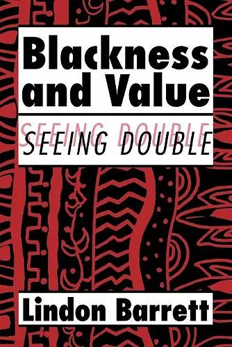 Blackness and Value cover