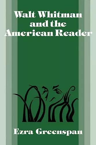 Walt Whitman and the American Reader cover