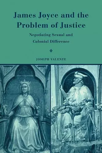 James Joyce and the Problem of Justice cover