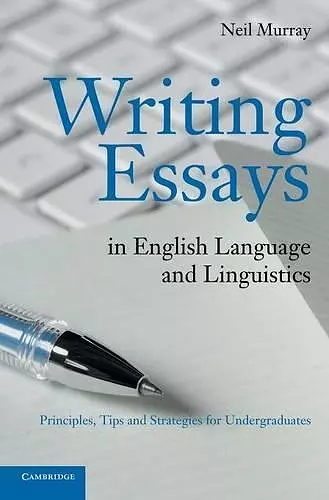 Writing Essays in English Language and Linguistics cover