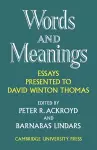 Words and Meanings cover