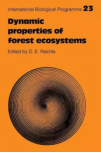 Dynamic Properties of Forest Ecosystems cover