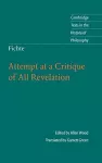 Fichte: Attempt at a Critique of All Revelation cover