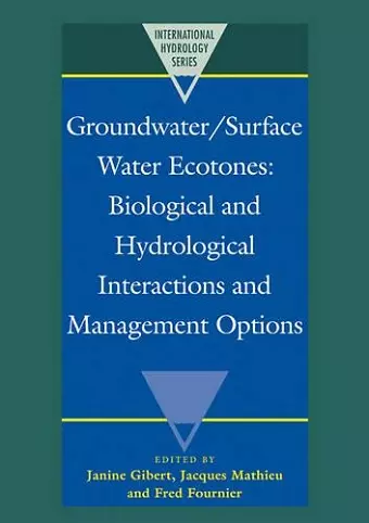 Groundwater/Surface Water Ecotones cover