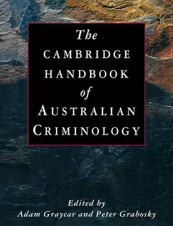 The Cambridge Handbook of Australian Criminology cover