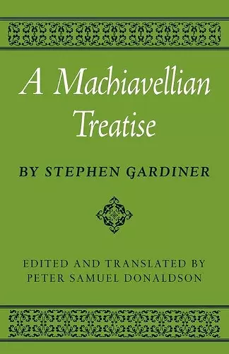 A Machiavellian Treatise cover