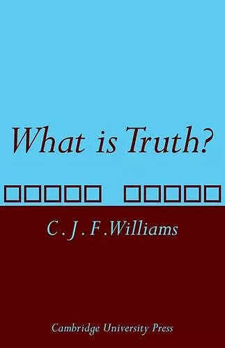 What is Truth? cover