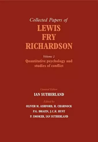 The Collected Papers of Lewis Fry Richardson cover