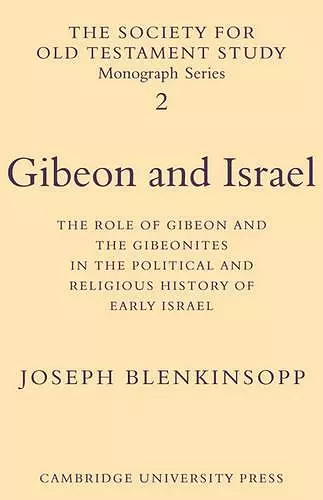 Gibeon and Israel cover