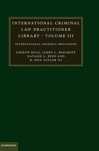 International Criminal Law Practitioner Library cover