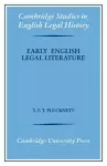 Early English Legal Literature cover