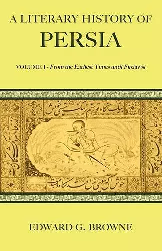 A Literary History of Persia cover