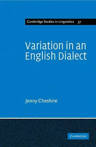 Variation in an English Dialect cover