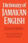 Dictionary of Jamaican English cover