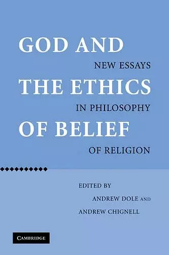 God and the Ethics of Belief cover