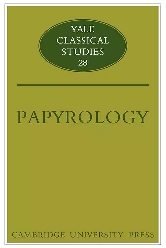 Papyrology cover