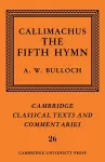 Callimachus: The Fifth Hymn cover