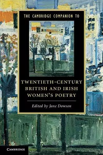 The Cambridge Companion to Twentieth-Century British and Irish Women's Poetry cover