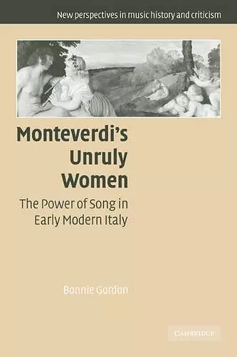 Monteverdi's Unruly Women cover