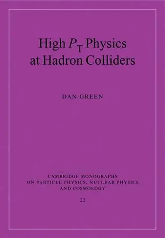 High Pt Physics at Hadron Colliders cover