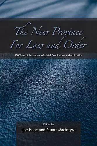 The New Province for Law and Order cover