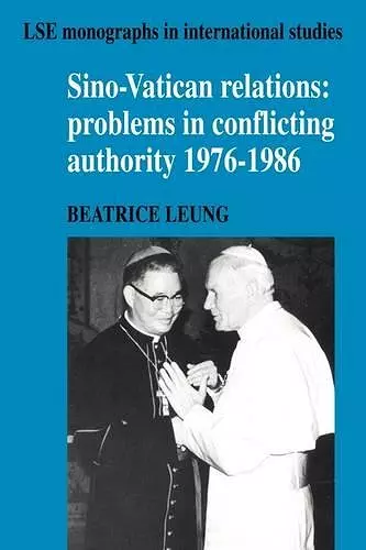 Sino-Vatican Relations cover