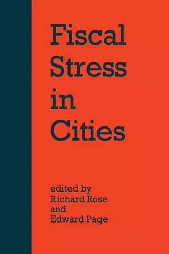 Fiscal Stress in Cities cover