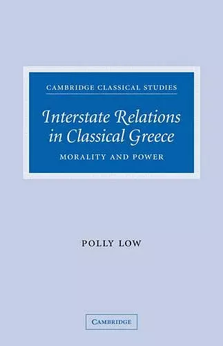 Interstate Relations in Classical Greece cover