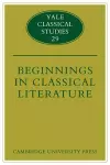 Beginnings in Classical Literature cover