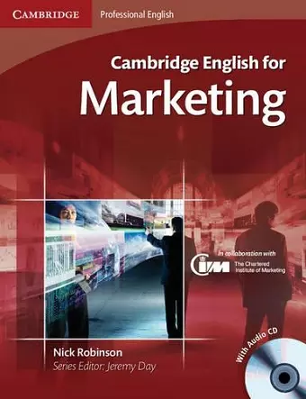 Cambridge English for Marketing Student's Book with Audio CD cover