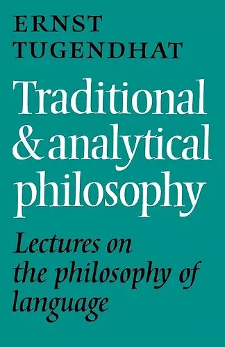 Traditional and Analytical Philosophy cover