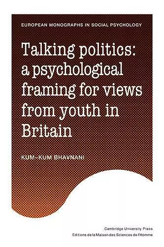 Talking Politics cover