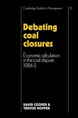 Debating Coal Closures cover
