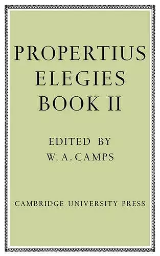 Propertius: Elegies Book 4 cover