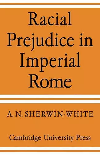 Racial Prejudice in Imperial Rome cover