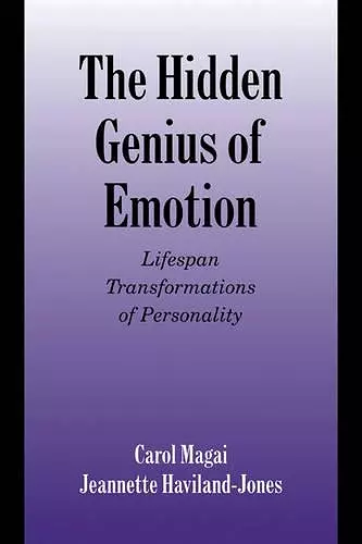 The Hidden Genius of Emotion cover