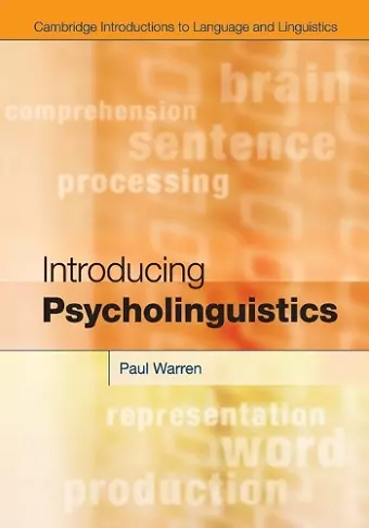 Introducing Psycholinguistics cover