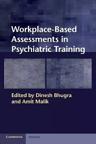 Workplace-Based Assessments in Psychiatric Training cover