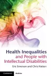 Health Inequalities and People with Intellectual Disabilities cover