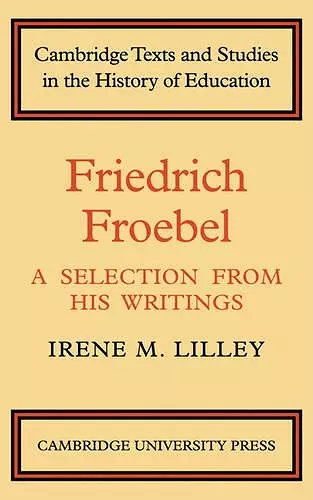 Friedrich Froebel cover