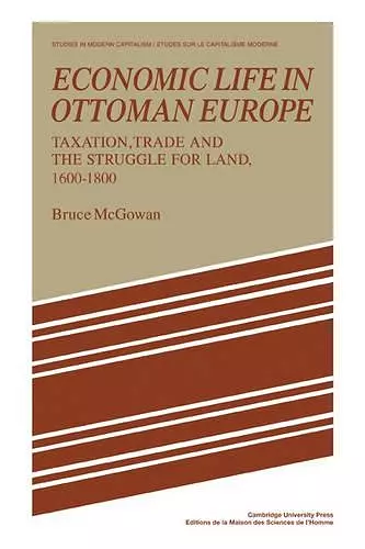 Economic Life in Ottoman Europe cover