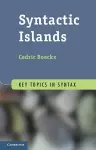 Syntactic Islands cover