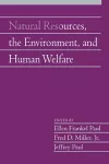 Natural Resources, the Environment, and Human Welfare: Volume 26, Part 2 cover