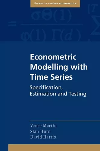 Econometric Modelling with Time Series cover