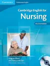 Cambridge English for Nursing Pre-intermediate Student's Book with Audio CD cover